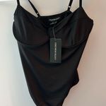 Streetwear Society  Classic Black Bodysuit Small NWT Photo 0