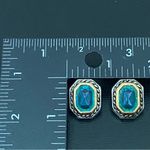 Vintage Unsigned Faux Blue Topaz Two Photo 8