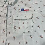 Magellan outdoors Magellan Womens Size L Houston Rodeo Botton Up Fishing Shirt Western Rodeo‎ Photo 1