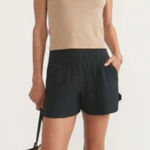 Marine layer  Cali Black Double Cloth Shorts S Photo 0