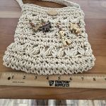 Cappelli Straworld Inc,‎ Wooden Animals Woven Straw Crossbody Bag Handmade Tan Photo 7