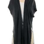 Eileen Fisher Bone Sleek Tencel Ribbed Cap Sleeve Cardigan Gray Size XXS/XS Photo 0