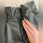 Karlie Faux Leather Tie Shorts Photo 5