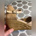 Tan Espadrille Wedge Shoes with Jute Heel Anthropologie brand Gainno md in Spain Size undefined Photo 9