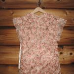 Mac Duggal NWT 8060 Ruffle Tiered Short Sleeve A Line Dress Beige 2 Photo 11