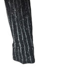 Onyx Nite  Black with silver Metallic Stripes Womens Evening Blazer size medium Photo 10