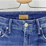 MOTHER DENIM High Waisted Looker High Five Knee Hole Jeans Photo 3