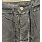 Fresh Produce  Black Capri Pants White Stitching Drawstring Ankle Women's XL USA Photo 2