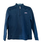 Vineyard Vines Navy 1/4 zip Pullover Sweatshirt Women’s Size Small Photo 0
