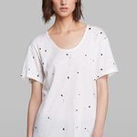 Rag and Bone Paint Splatter Scoop Neck Tee Photo 0