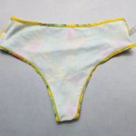 Yellow Floral Swim Beach Cheeky Flirty Boho Bikini Bottom L Large Photo 5