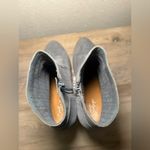 Crown Vintage Women's Suede Heeled Boots,Blue Gray Color,Cutout Style,Size 6.5? Blue Photo 6