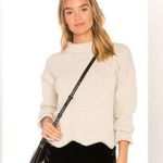 Revolve  Maribelle Crewneck Sweater Eggshell RAGA SIZE Large Photo 0