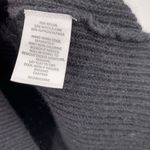 Halogen Minimalist Black Alpaca Blend Ribbed Knit Tie Waist Sweater Size Large Photo 5