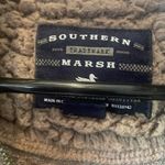 Southern Marsh  Sherpa half zip pullover taupe color unisex Photo 2