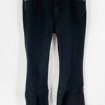 Chelsea and Violet Tiered Flared Denim Jeans Black Photo 0