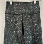 ZYIA Black Rainbow Splatter Leggings 7/8 Pocket Light n Tight Hi Rise Size 0 Photo 2
