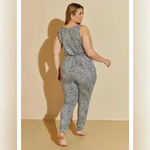 Ashley Stewart  NWT Animal Print Sleeveless Lounge Jumpsuit 4X J11 Photo 2
