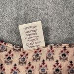 Gypsy Rose Peasant Top Women's Medium Mixed Print V-Neck 3/4 Sleeve Birds Boho Photo 7