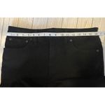 Madewell Curvy Kick Out Jeans Black High Rise Cropped Flare Size 30 Photo 6