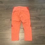 Outdoor Voices  Orange and Maroon Capri Leggings, Size Small Photo 3