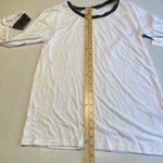 Treasure & Bond Treasure‎ & Bond White Gray Trim Long Sleeve T Shirt Top Womens XS Photo 8