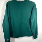 Champion  Women's Script Logo Powerblend Crewneck Sweatshirt Green Size Small Photo 6