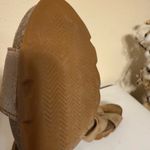 Fly London  Women’s Metallic Bronze Leather Wedge Sandals Size 10.5 Adjustable Photo 6