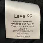 Level 99 BETTE SEAMED PANT Bold Black Crop Leg Trousers Size 27 Photo 5