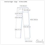 American Eagle Women's Cargo Pants 16 Short 33W Photo 1