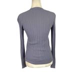 ZARA  Cable-knit Rhinestone Jewel Buttons Cardigan Lavender Size Medium Photo 10