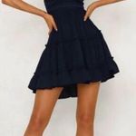 NWT Navy Blue Dress Size L Photo 0