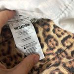 One Teaspoon  Women's Green Cheetah Print Army Camo Denim Cut Off Mini Skirt 28 Photo 4