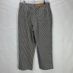 Evan Picone Gingham Stretch Black And White Pants Size 10 Photo 6