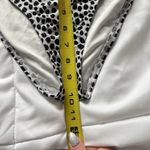 Michael Kors  Womens Size Large White Black Polka Dot Swimsuit Bikini Bottom Photo 2