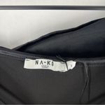 Naked Wardrobe NA-KD Black Smocked Cotton LayeredOff The Shoulder Long Sleeve Top Size S Photo 4