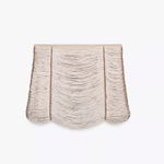 ZARA  NWT metallic thread pale pink mini skirt Photo 5
