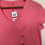 Maison Jules Pink V-neck Patch Pocket T-shirt XS Photo 3