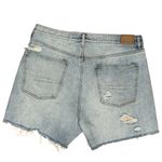 American Eagle  90s Boyfriend Distressed Denim Shorts Light Wash Women’s 12 Photo 1