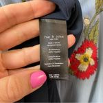 Rag and Bone  Joelene Embroidered Slip Dress Blue Floral 0 Photo 7
