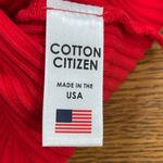 Cotton Citizen Cherry Red Ibiza Crop Tank Top, Size Large - NWT Photo 5