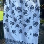 Loft XS size 0  Blue and White Floral Skirt NWOT Photo 3
