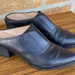 All black footwear mules 39.5/8.5 Photo 0