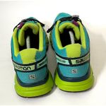 Salomon Soloman X Mission Trail Running Hiking Walking Sneakers Blue Green Size 9.5 Photo 3