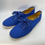 Keds Women's 7.5 Canvas Sneakers Blue Lace Up Round Toe Casual Walking Shoes Photo 2