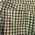 J. McLaughlin Pull On Maisie Gingham Green and Cream Pull On Pant Size 4 Photo 3