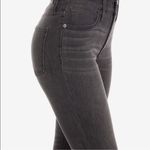 Madewell Women's High Riser Ripped Skinny Jeans in Black Sea Raw Hem Size 27 Photo 4