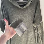 Caslon Oversized Cowl Neck Sage Green Sweater Photo 2