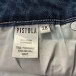 Pistola  High Rise Distressed‎ Raw Hem Straight Jeans Women’s 28 Blue Casual Photo 10