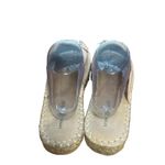 Seven Dials  Women's Slide Sandals Espadrille Tassel Detail Size 10M Beige‎ Photo 4